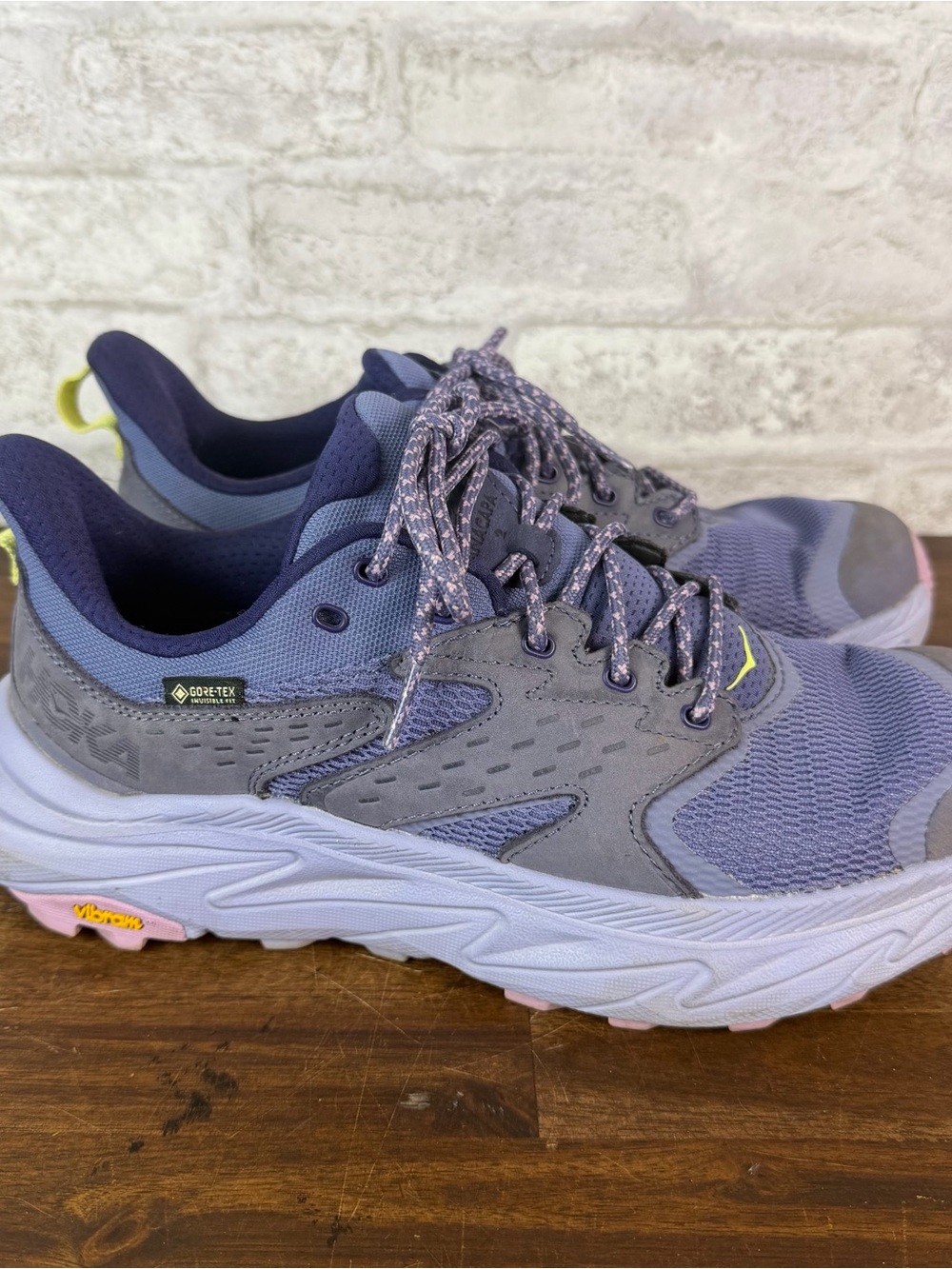 Hoka Women's Anacapa 2 Low GTX Sneaker Meteor/Cosmic Sky Sz 9 5517